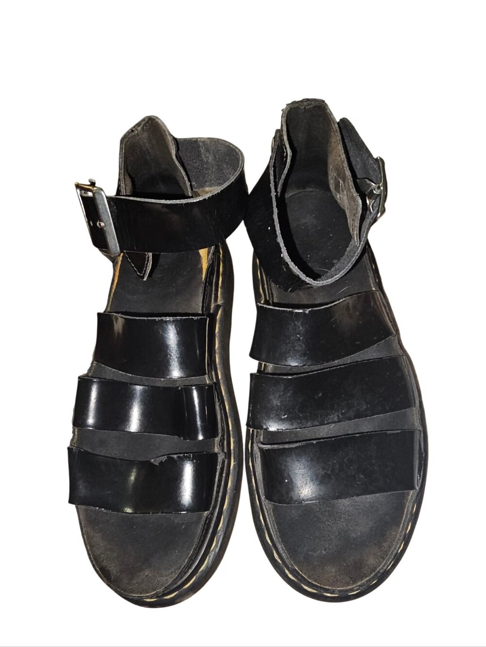 💰Dr. Martens Black Chunky Strappy Sandals